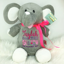 Load image into Gallery viewer, Personalised Grey Elephant