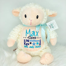 Load image into Gallery viewer, Personalised Fluffy Lamb Cubby