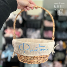 Load image into Gallery viewer, Personalised Easter Basket | Natural