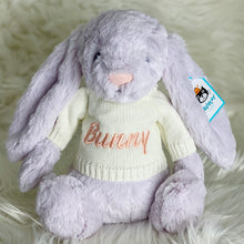 Load image into Gallery viewer, Personalised Jellycat Sweater Jumper - Ivory White
