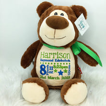 Load image into Gallery viewer, Personalised Brown Bear Cubby