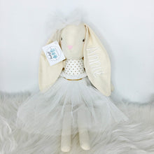 Load image into Gallery viewer, Personalised Alimrose Angel Bunny Gold 50cm