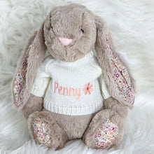 Load image into Gallery viewer, Personalised Jellycat Sweater Jumper - Ivory White