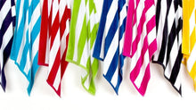 Load image into Gallery viewer, Personalised Striped Beach Towel