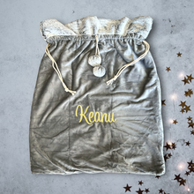 Load image into Gallery viewer, Personalised Santa Sack | Grey