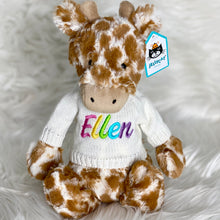 Load image into Gallery viewer, Personalised Jellycat Sweater Jumper - Ivory White