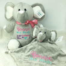 Load image into Gallery viewer, Personalised Grey Elephant
