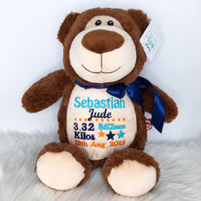Load image into Gallery viewer, Personalised Brown Bear Cubby