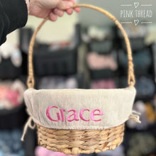 Load image into Gallery viewer, Personalised Easter Basket | Natural