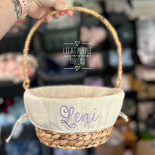 Load image into Gallery viewer, Personalised Easter Basket | Natural