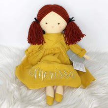 Load image into Gallery viewer, Personalised Alimrose Matilda Doll 45cm Butterscotch