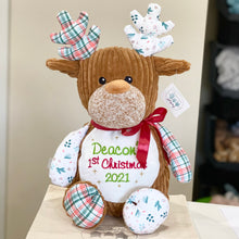 Load image into Gallery viewer, Personalised Harlequin Reindeer Winter