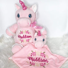 Load image into Gallery viewer, Personalised Pink Unicorn Cubby