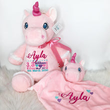 Load image into Gallery viewer, Personalised Pink Unicorn Cubby