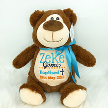 Load image into Gallery viewer, Personalised Brown Bear Cubby