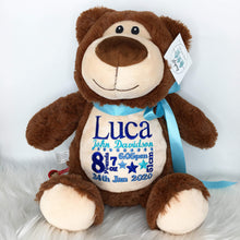 Load image into Gallery viewer, Personalised Brown Bear Cubby