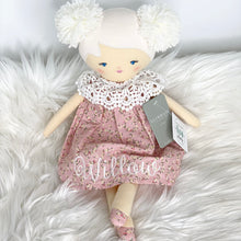 Load image into Gallery viewer, Alimrose Aggie Doll Posy Heart 45cm with white thread for Willow