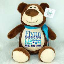 Load image into Gallery viewer, Personalised Brown Bear Cubby