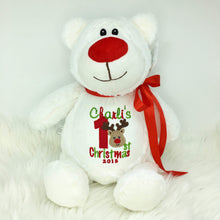 Load image into Gallery viewer, Personalised White Bear Cubby