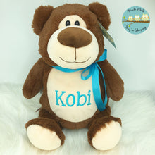 Load image into Gallery viewer, Personalised Brown Bear Cubby