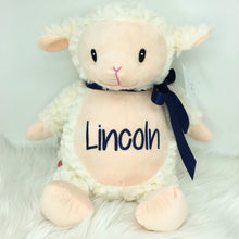 Load image into Gallery viewer, Personalised Fluffy Lamb Cubby