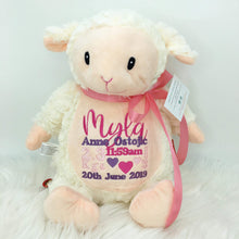 Load image into Gallery viewer, Personalised Fluffy Lamb Cubby