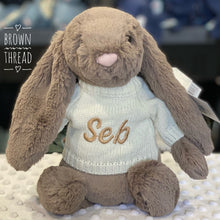 Load image into Gallery viewer, Personalised Jellycat Sweater Jumper - Ivory White