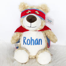 Load image into Gallery viewer, Personalised Hero Bear - Red