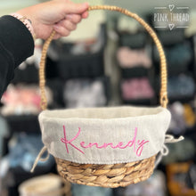 Load image into Gallery viewer, Personalised Easter Basket | Natural