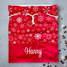 Load image into Gallery viewer, Personalised Santa Sack | Snow Flake