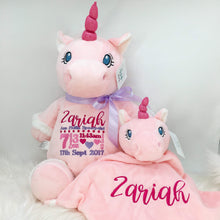 Load image into Gallery viewer, Personalised Pink Unicorn Cubby