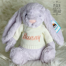 Load image into Gallery viewer, Personalised Jellycat Sweater Jumper - Ivory White
