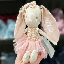 Load image into Gallery viewer, Personalised Alimrose Baby Bunny Blossom Lily Pink 26cm