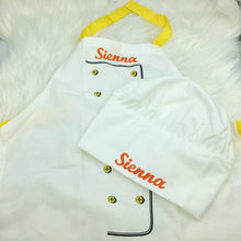 Load image into Gallery viewer, Personalised Child’s Chef Set apron hat