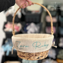 Load image into Gallery viewer, Personalised Easter Basket | Natural