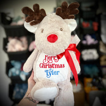 Load image into Gallery viewer, Personalised Red Nose Reindeer
