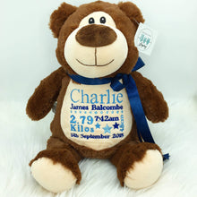 Load image into Gallery viewer, Personalised Brown Bear Cubby