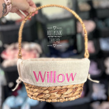 Load image into Gallery viewer, Personalised Easter Basket | Natural