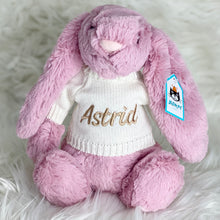 Load image into Gallery viewer, Personalised Jellycat Sweater Jumper - Ivory White
