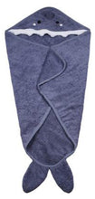 Load image into Gallery viewer, Personalised Hooded Shark Towel