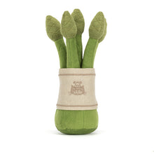 Load image into Gallery viewer, Jellycat Amuseables Asparagus plush toy back view
