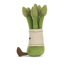 Load image into Gallery viewer, Jellycat Amuseables Plush toy asparagus with a white background
