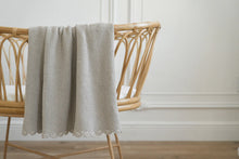 Load image into Gallery viewer, Alimrose Organic Cotton Knit Blanket | Latte
