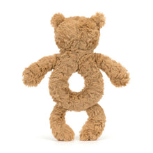 Load image into Gallery viewer, Jellycat Bartholomew Bear Ring Rattle back
