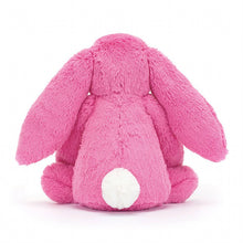 Load image into Gallery viewer, Personalised Jellycat Bashful Bunny Medium - Hot Pink back view

