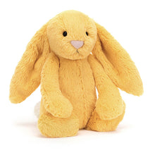 Load image into Gallery viewer, Personalised Jellycat Bashful Bunny Medium - Sunshine front view
