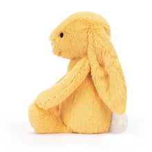 Load image into Gallery viewer, Personalised Jellycat Bashful Bunny Medium - Sunshine side view
