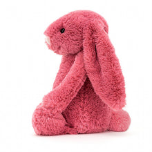 Load image into Gallery viewer, Personalised Jellycat Bashful Bunny Medium - Cerise side view
