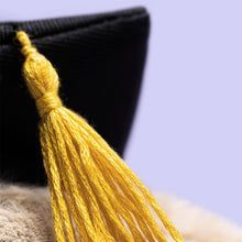 Load image into Gallery viewer, Jellycat Bashful Bunny Graduation Outfit close up
