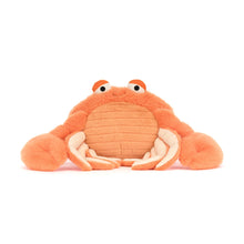 Load image into Gallery viewer, Jellycat Pinchsnap Crab Plush crab toy on a white background
